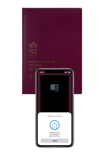 where is nfc tag on passport|Where is NFC located on my document.